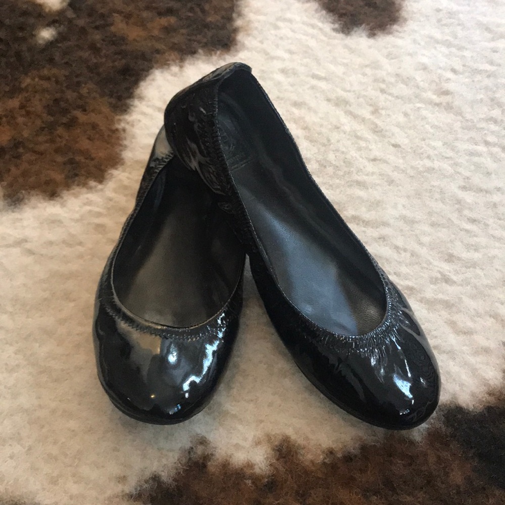 Tory Burch Black Flats